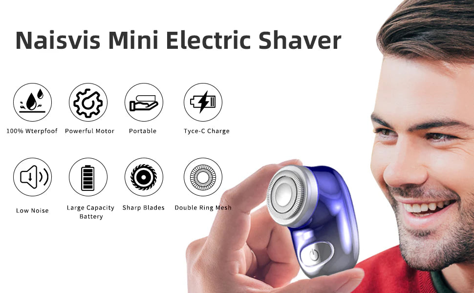 Mini Electric Shaver-Flat 40% OFF 🔥