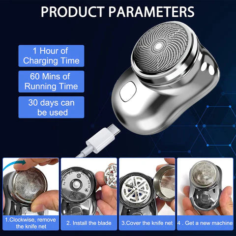 Mini Electric Shaver-Flat 40% OFF 🔥